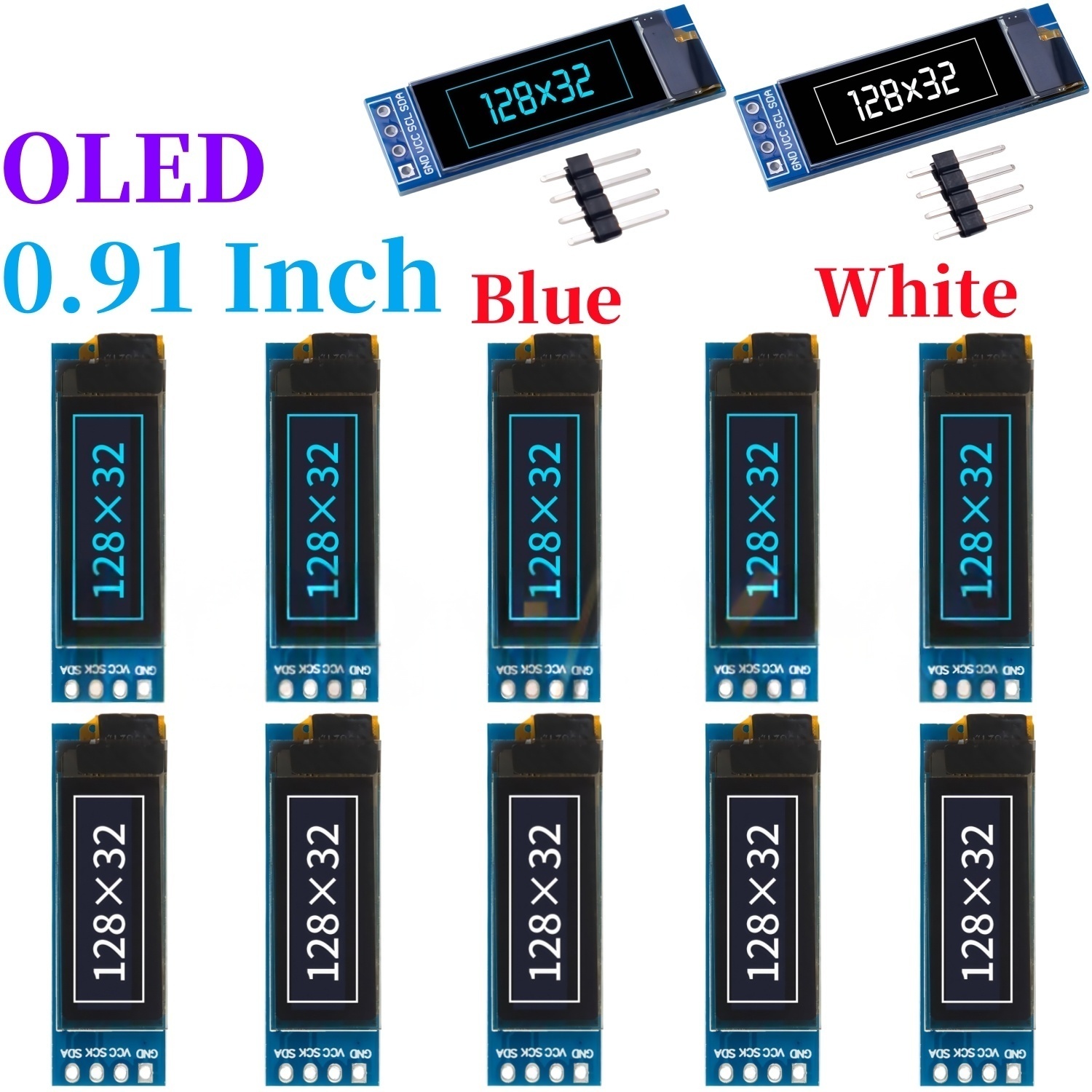 Ssd1306 - XZG 1-20PCS 0.91 Inch 128x32 IIC