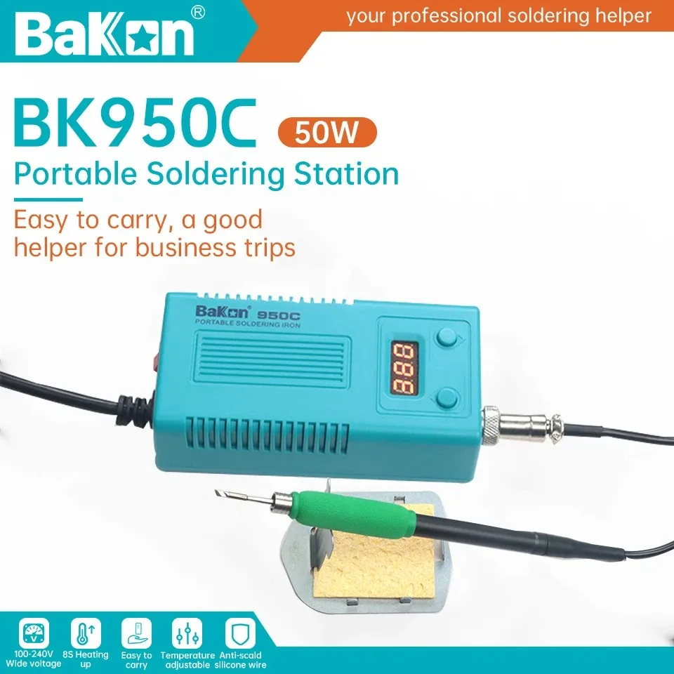 Bakon Portable Digital Screen  - огляд і ціна Soldering Iron Temperature Probe