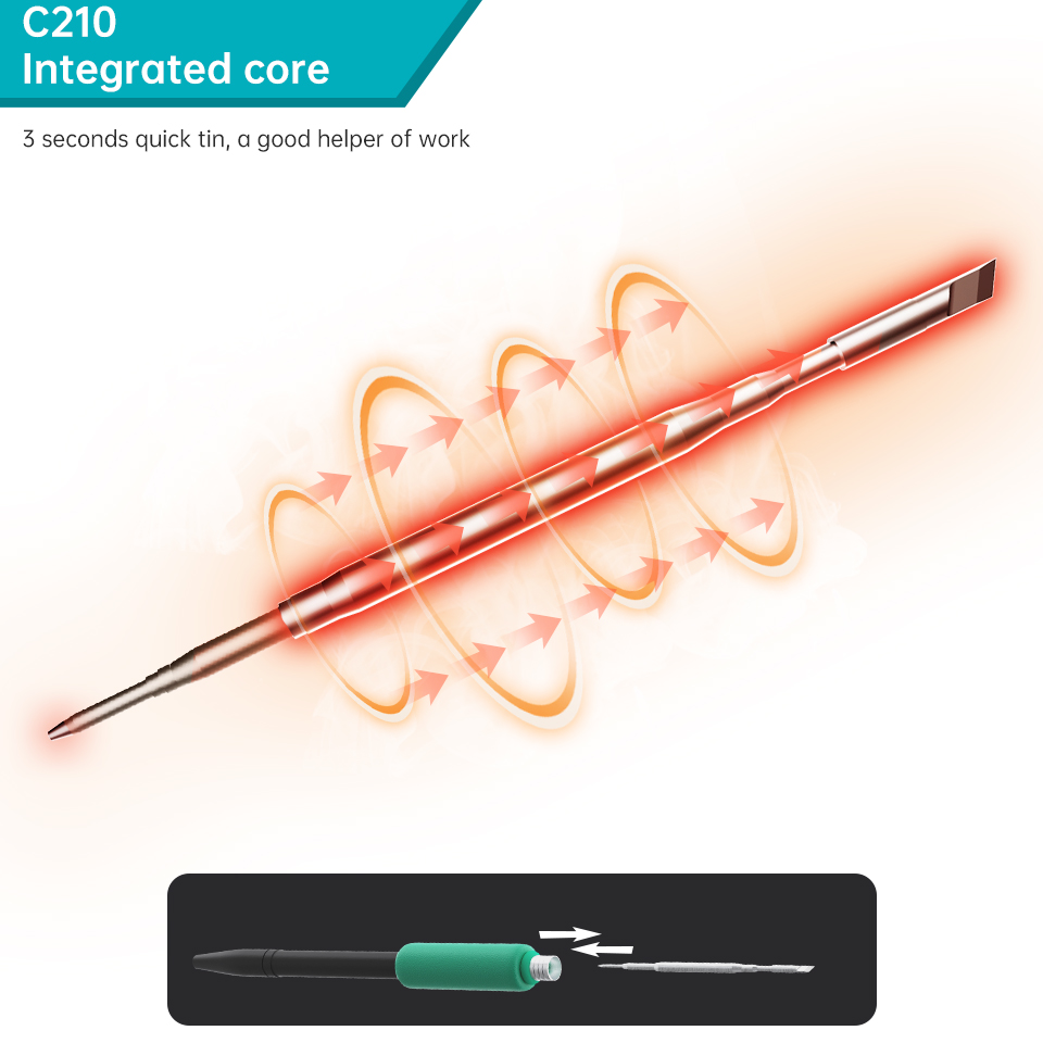 Bakon Portable Digital Screen  - огляд і ціна Soldering Iron Temperature Probe