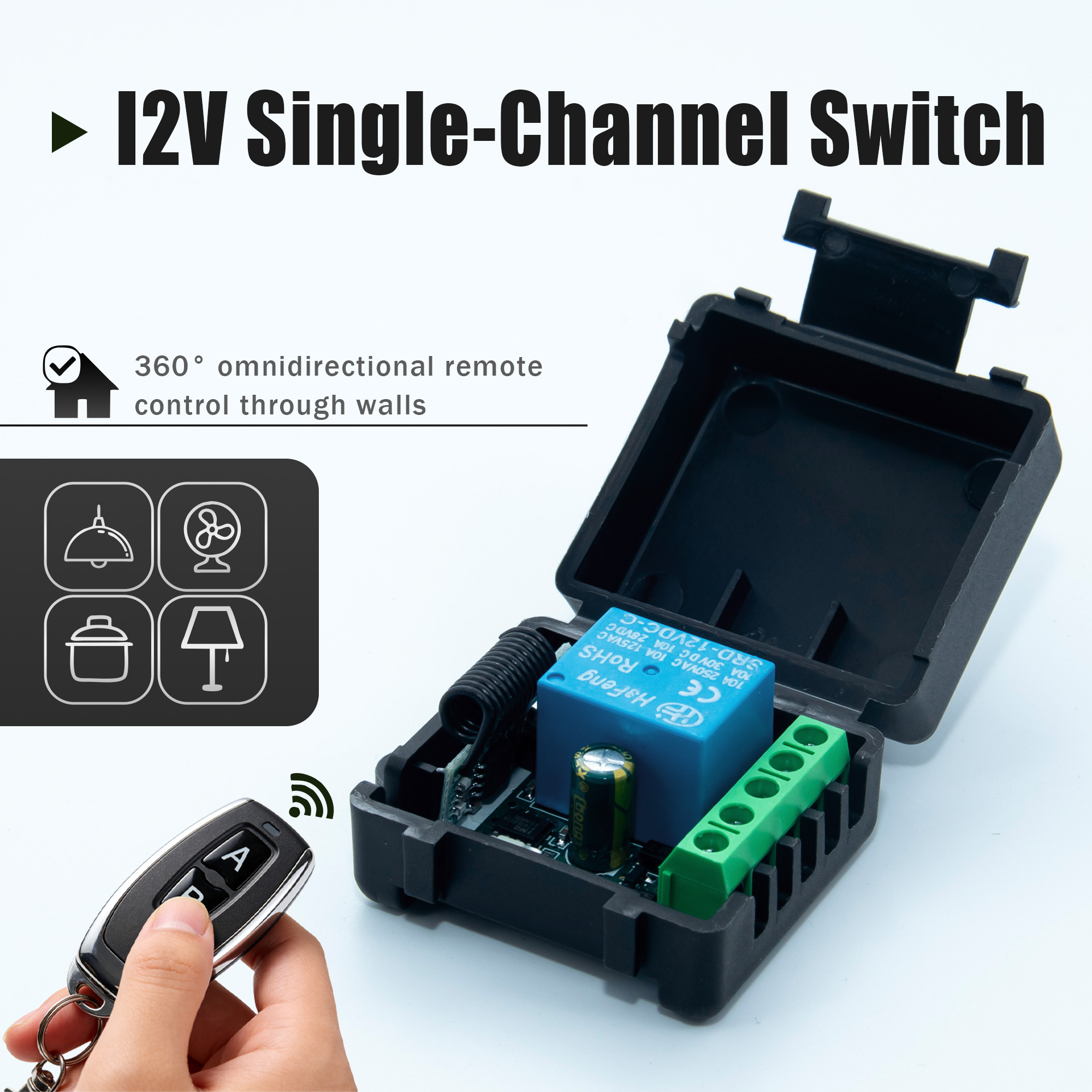 DC 12V 433MHz Wireless Remote  - огляд і ціна Ir Remote Module
