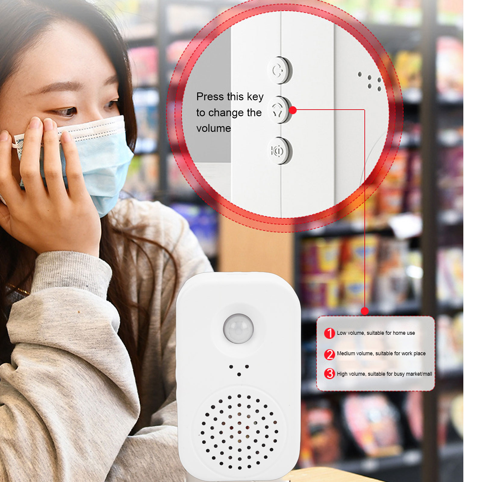 PIR Motion Sensor Activated Vo - огляд і ціна Pir Motion Sensor