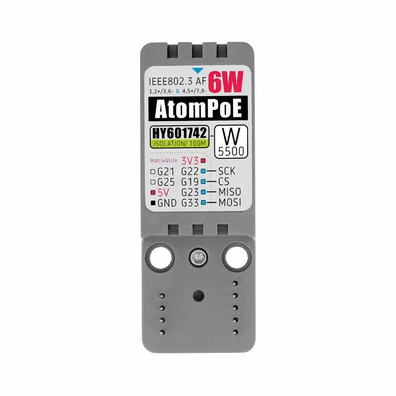 M5Stack Atomic PoE W5500 Remot - огляд і ціна Ethernet W5500
