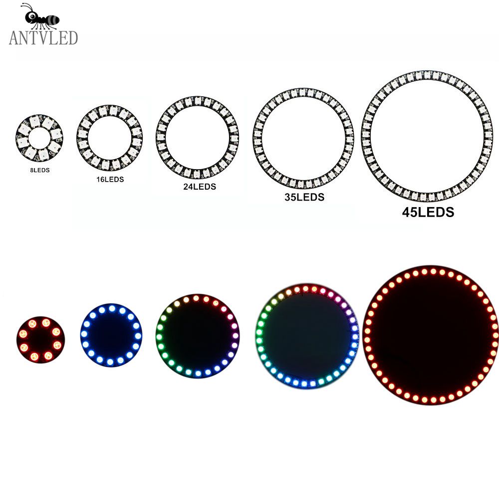 WS2812b Led Ring Addressable 8 - огляд і ціна Ws2812B Strip 5V