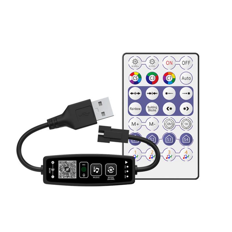 WS2812B Bluetooth Music LED Co - огляд і ціна Ws2812B Strip 5V