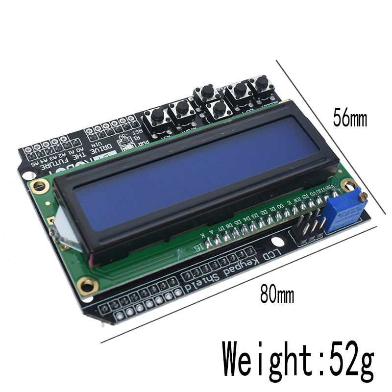 1PCS LCD Keypad Shield LCD1602 - огляд і ціна Lcd 1602