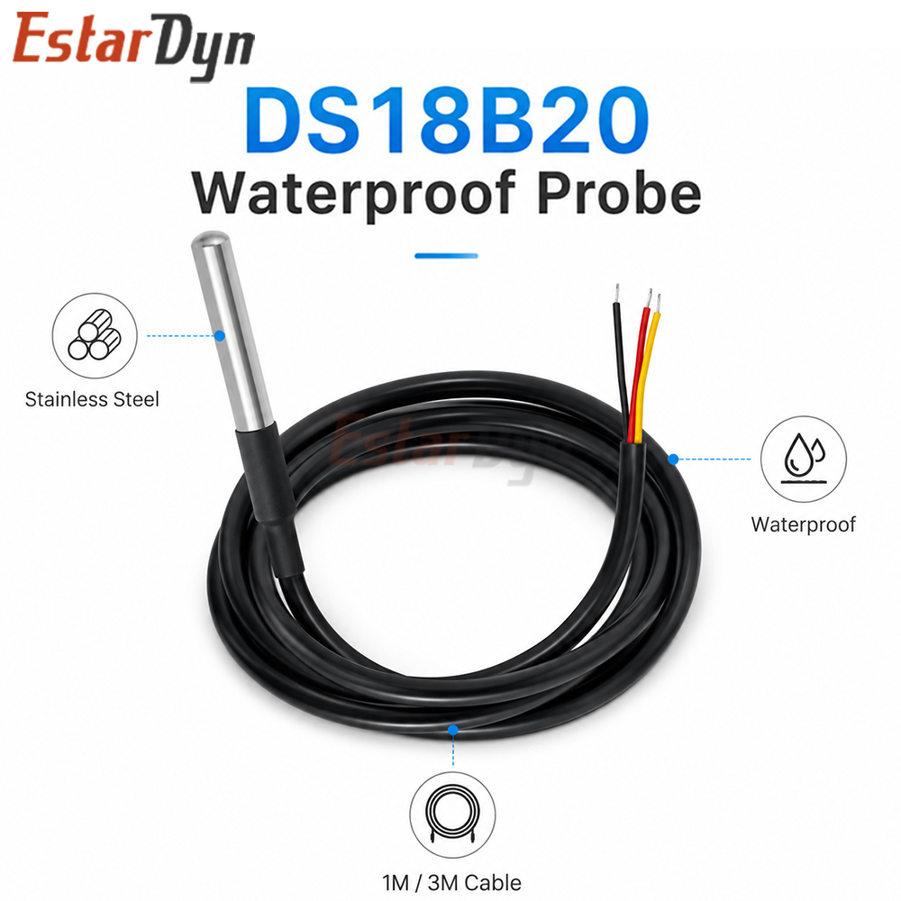 Estardyn DS18B20 Waterproof Di - огляд і ціна Ds18B20