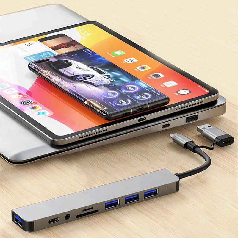 Type C Hub USB Splitter 8 In 1 - огляд і ціна Sd Card Module