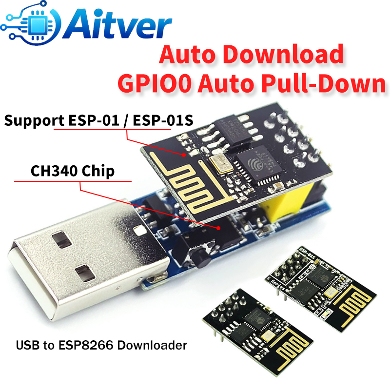 ESP01 Programmer Adapter USB t - огляд і ціна Zigbee Cc2531