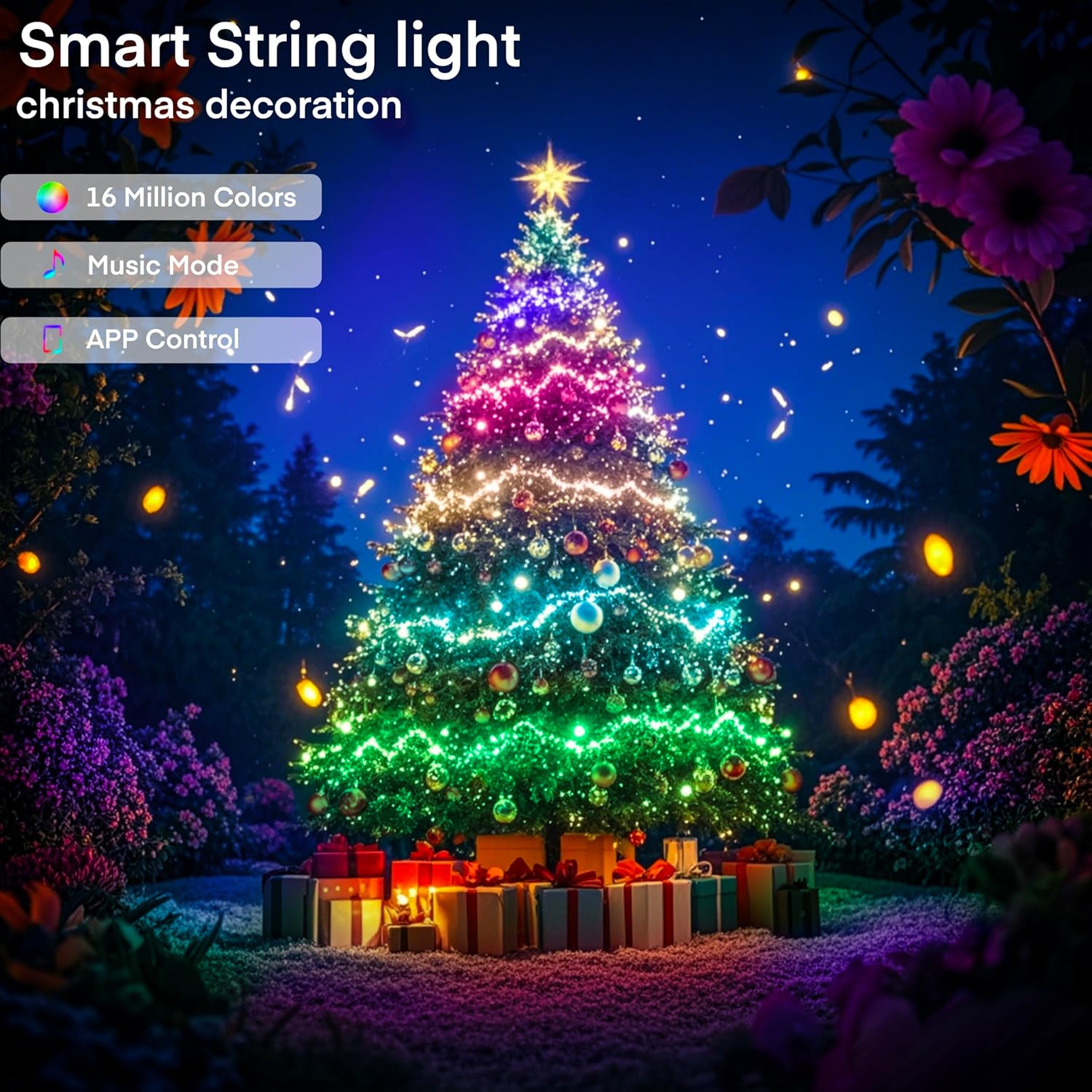 WS2812B RGBIC LED String Light - огляд і ціна Ws2812B