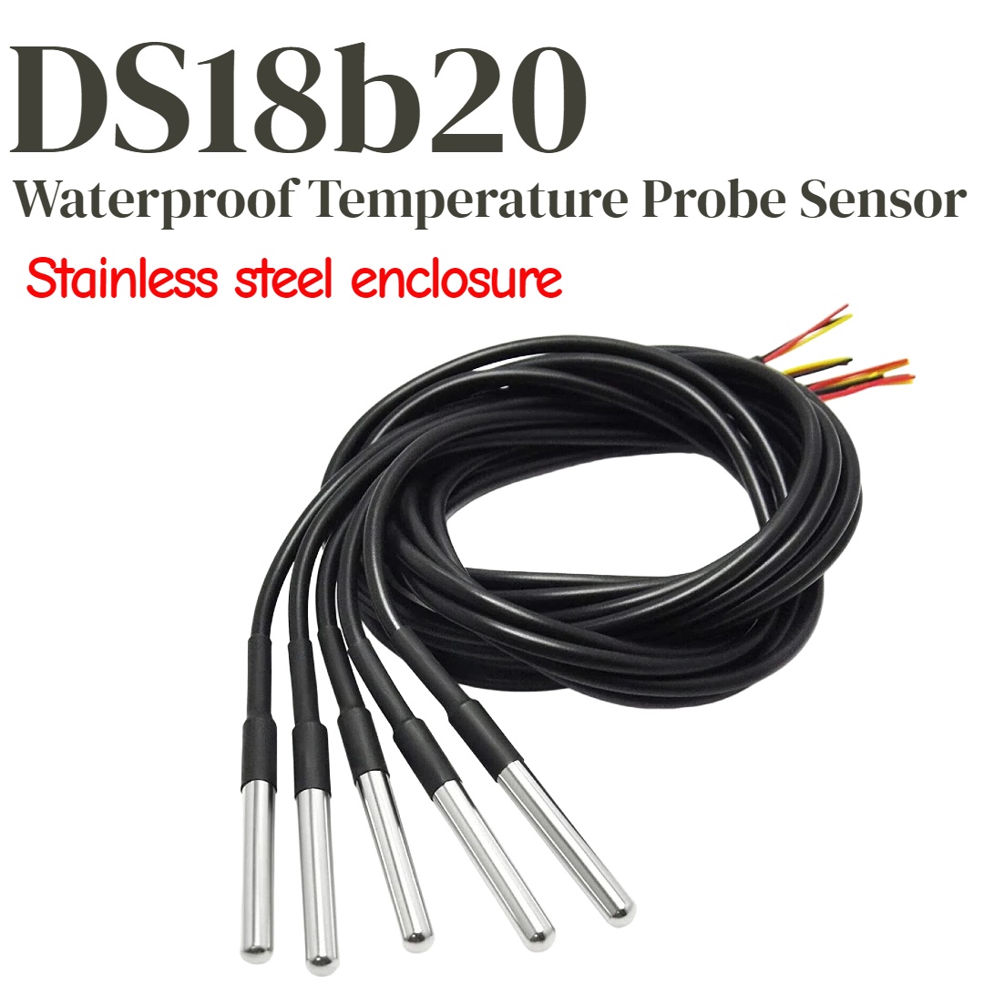 1/5pcs DS18b20 Temperature Pro - огляд і ціна Ds18B20