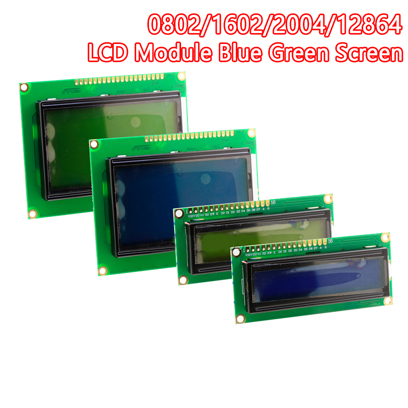 LCD Module Blue Green Screen F - огляд і ціна Lcd 1602