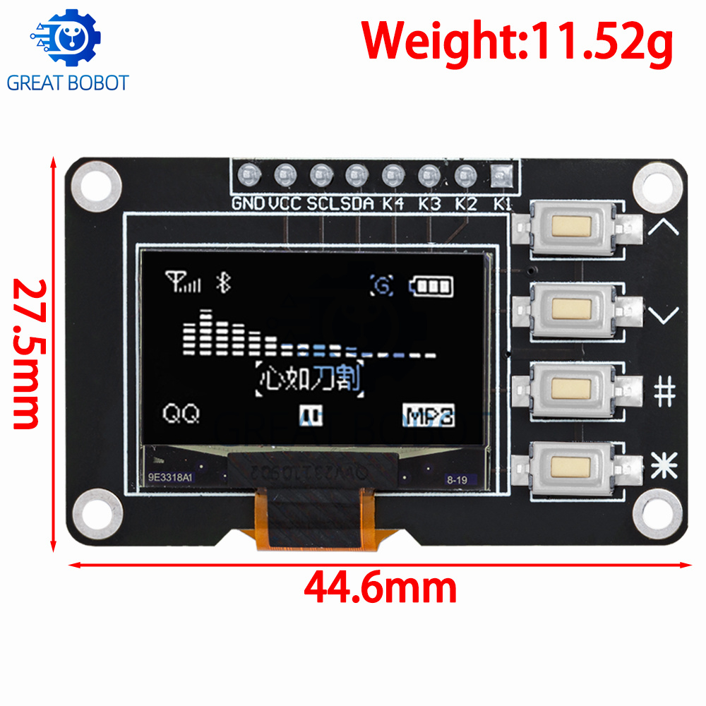 1~2pcs 0.96 inch OLED IIC Whit - огляд і ціна Ssd1306