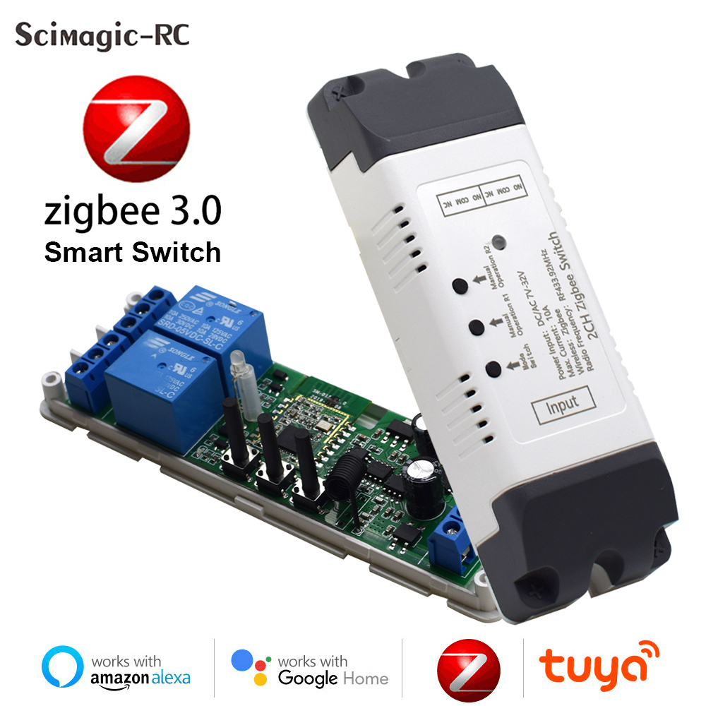 Tuya Zigbee Remote Control Sma - огляд і ціна Relay Module 4 Channel
