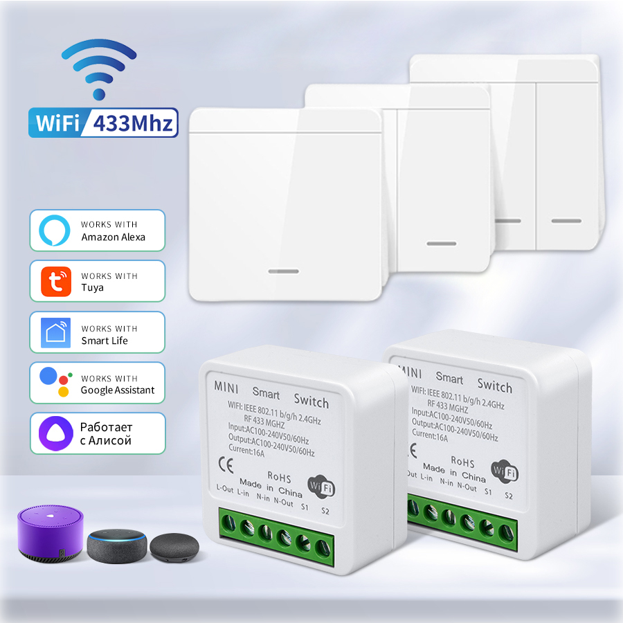 Wifi RF 433MHz Smart Switch Tu - огляд і ціна Ir Remote Module