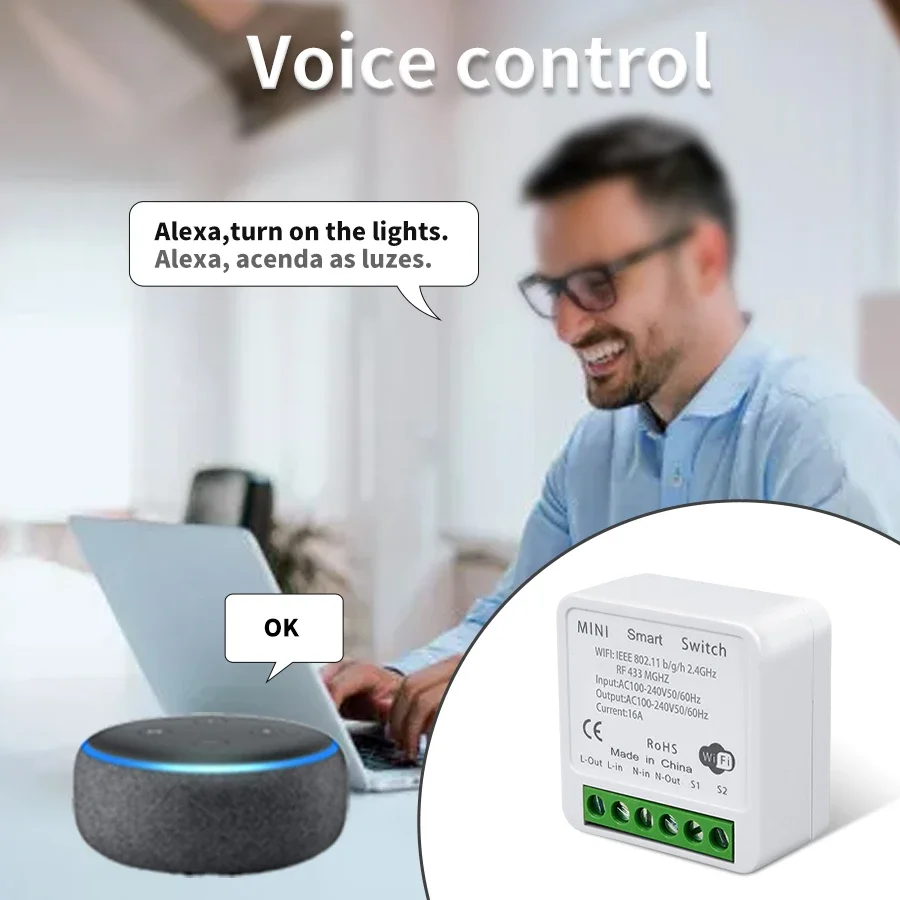 Wifi RF 433MHz Smart Switch Tu - огляд і ціна Ir Remote Module