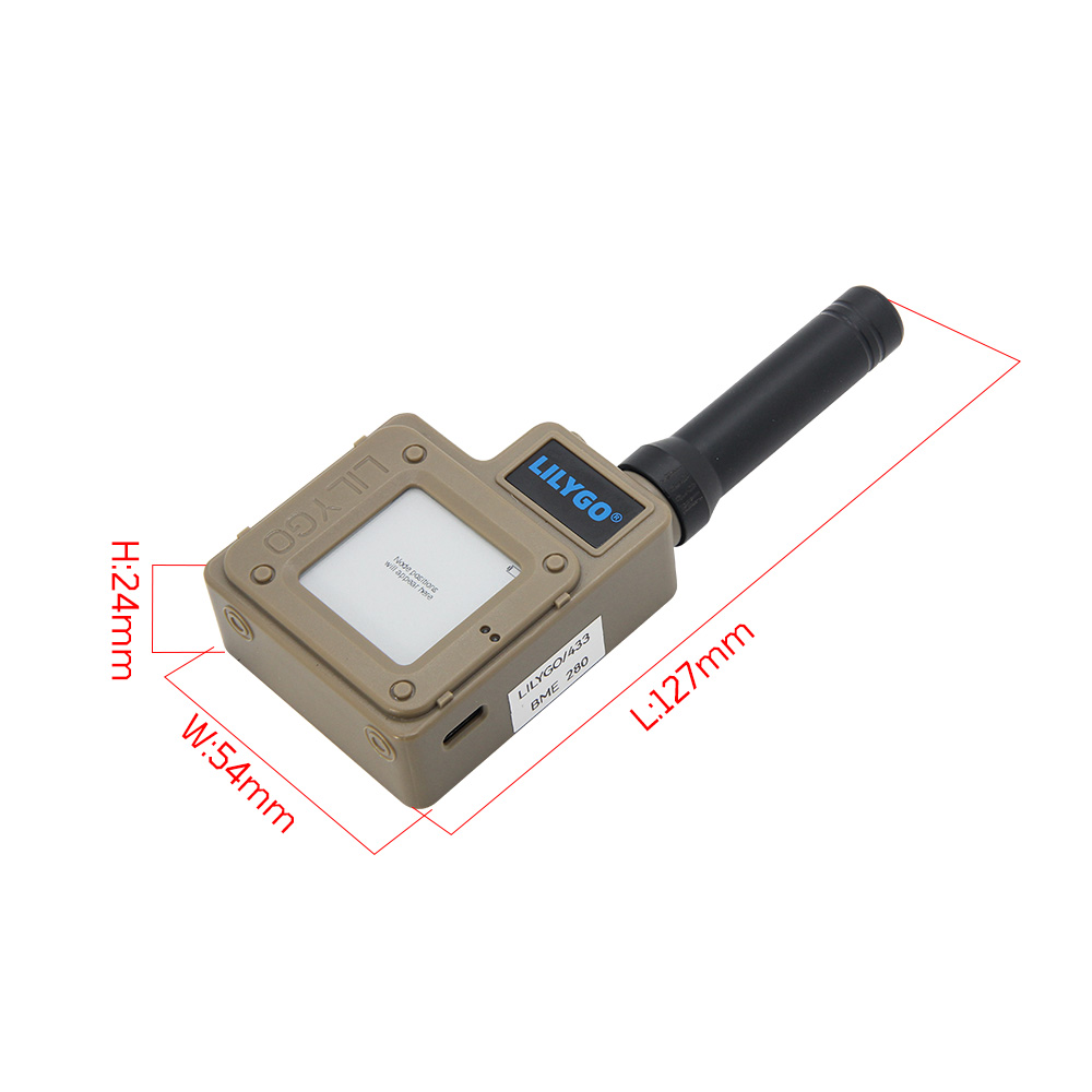 LILYGO TTGO T-Echo NRF52840 Lo - огляд і ціна Bme280