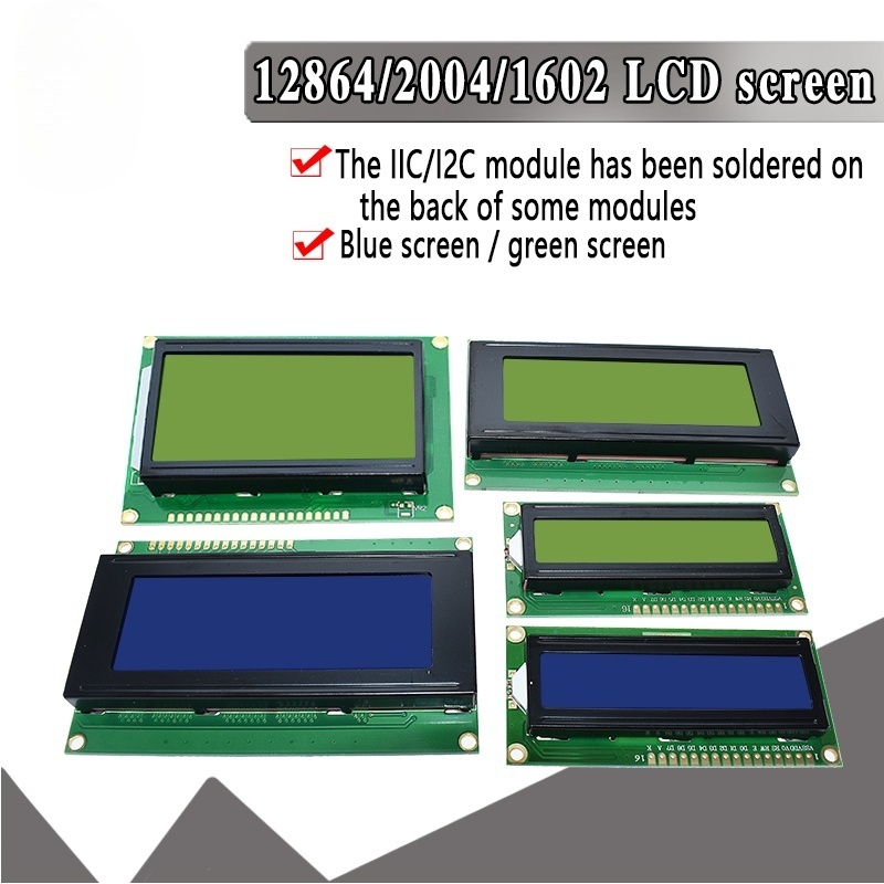 LCD 1602 2004 Module Blue Gree - огляд і ціна Lcd 1602