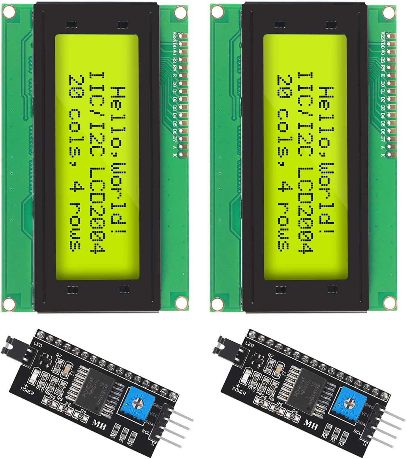 2PCS IIC I2C TWI Serial LCD 20 - огляд і ціна Lcd 1602