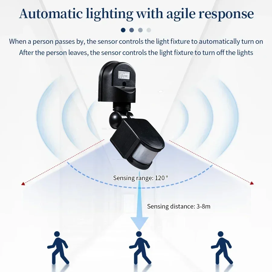 12V PIR Motion Sensor 110-240V - огляд і ціна Pir Motion Sensor