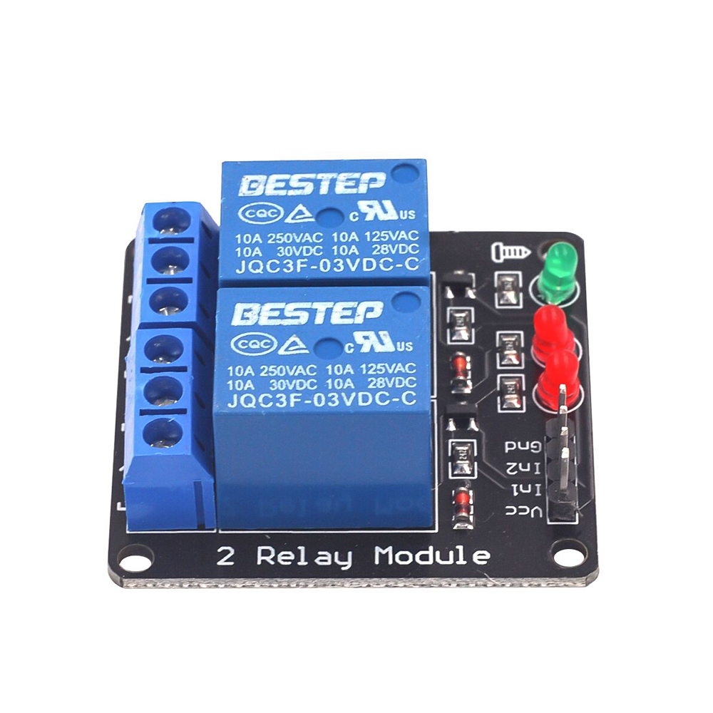 Low Level Triggered Luminous R - огляд і ціна Relay Module 4 Channel